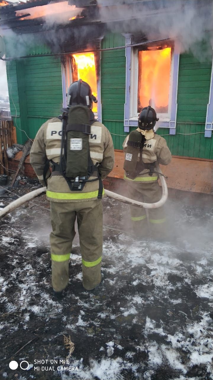 Сегодня утром в селе Бирючевка произошел пожар - ФОТО