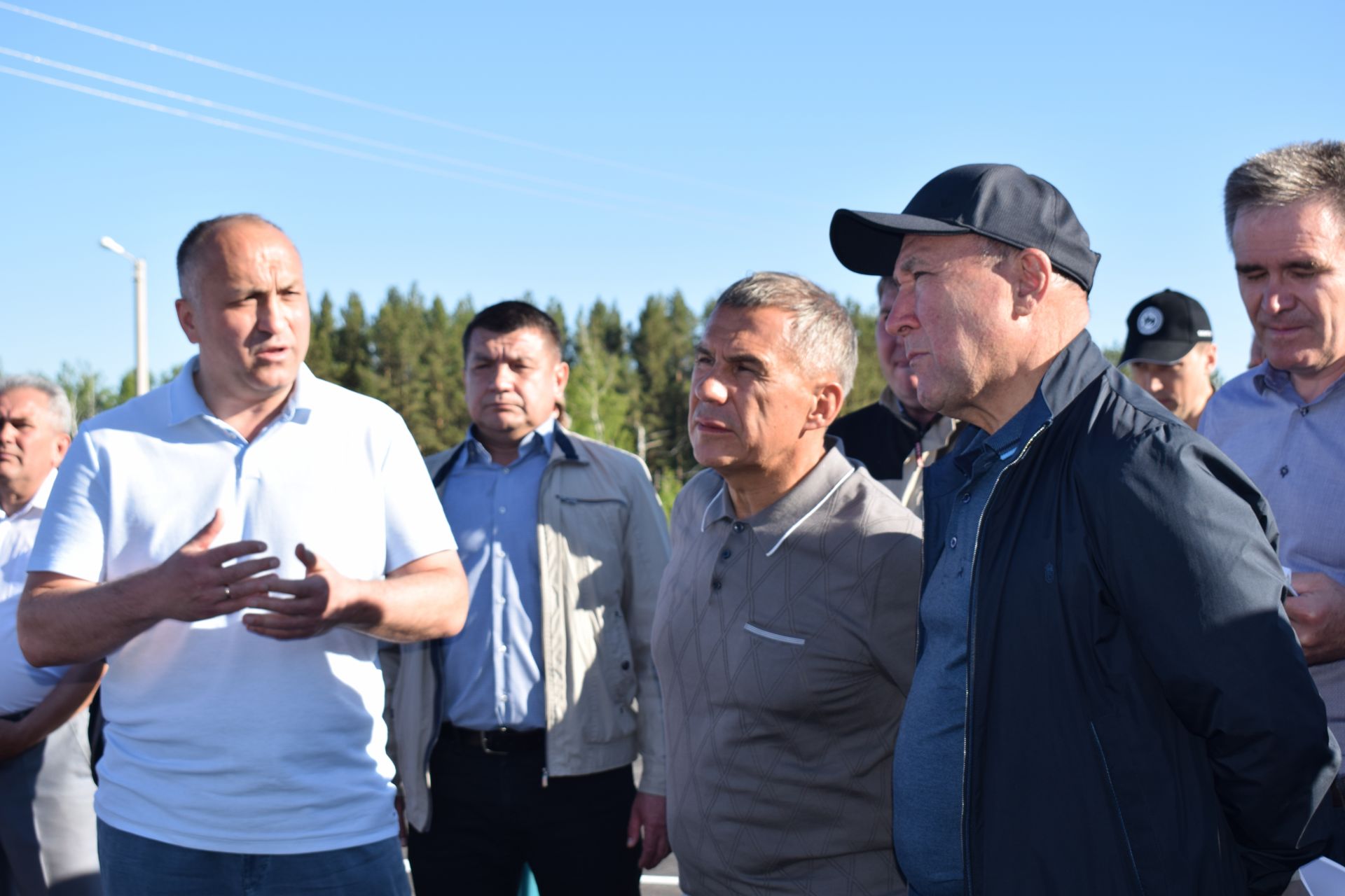 Азнакайга  эш визиты белән Татарстан Президенты килде