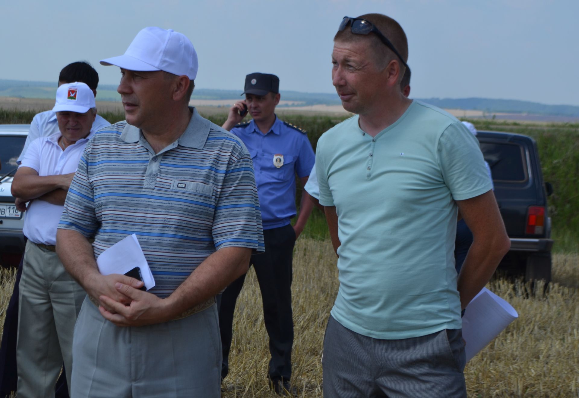 В Азнакаевском районе дан старт уборочной кампании