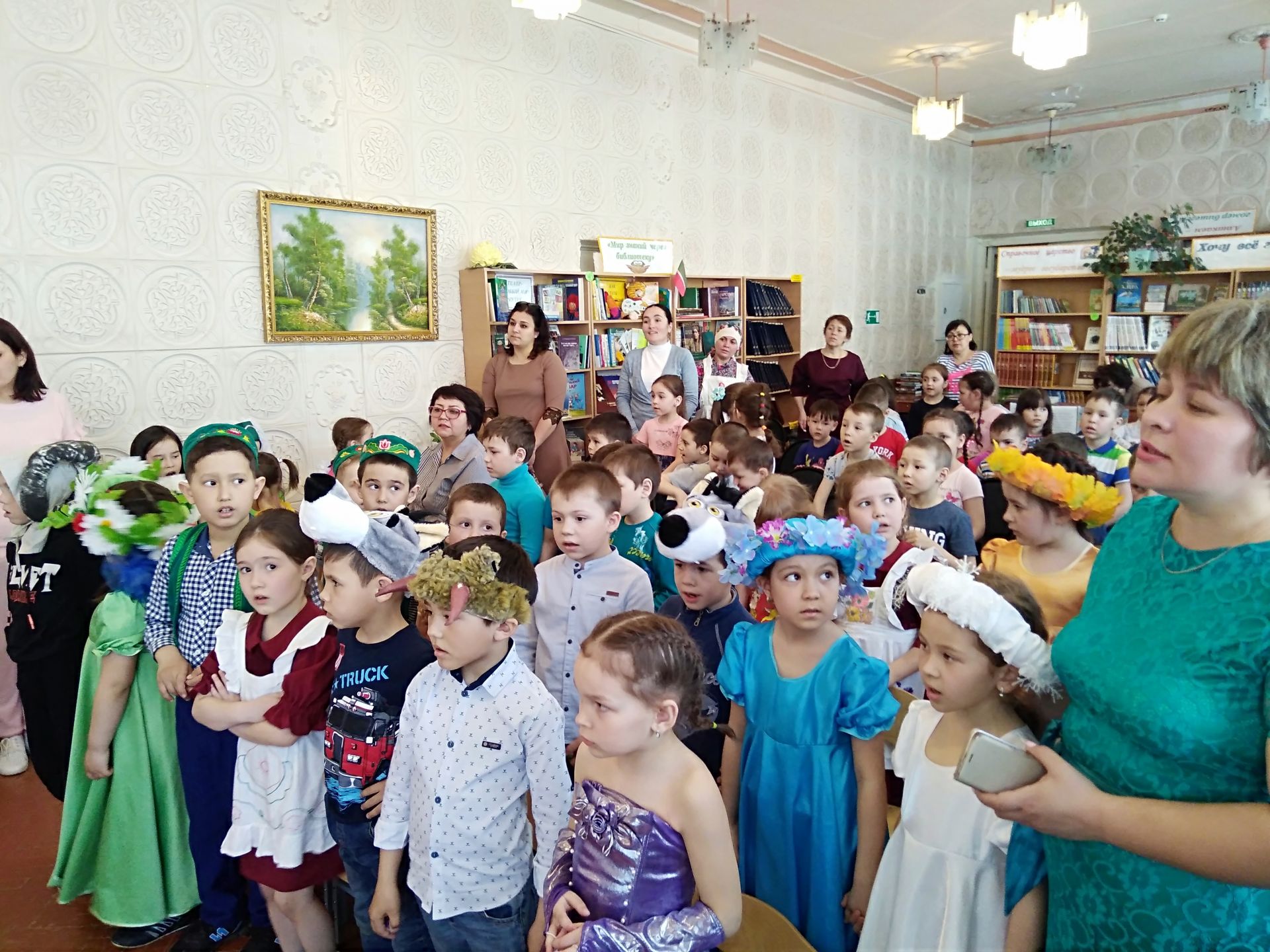 В районной детской библиотеке состоялся большой праздник поэзии - ФОТО