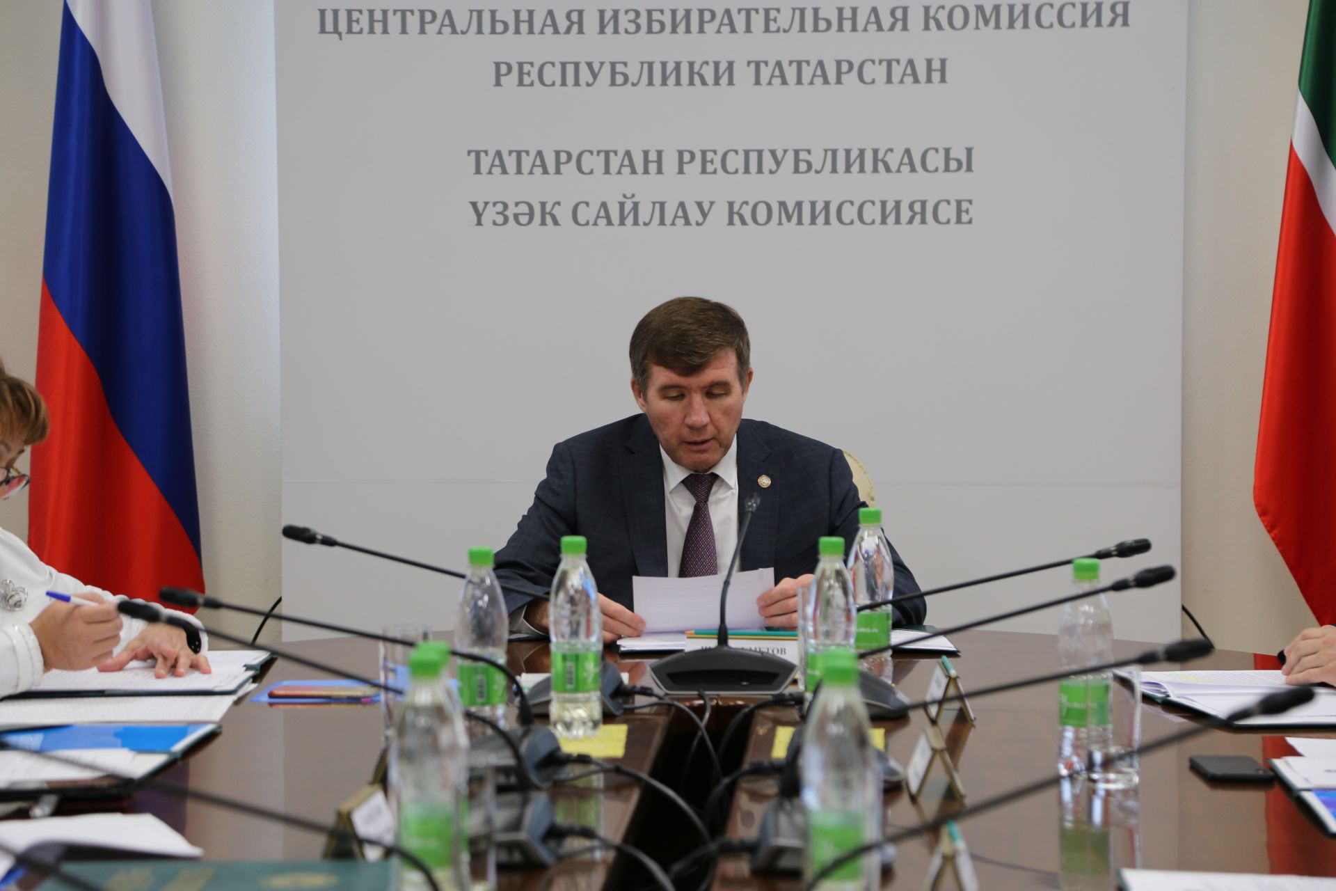 Кандидат в депутаты Госсовета РТ Юрий Камалтынов получил удостоверение Центризбиркома