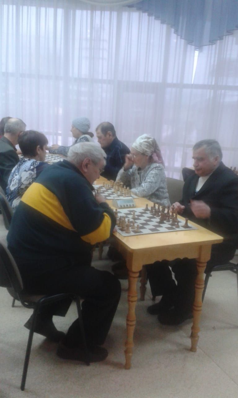 Азнакаевские пенсионеры сильны в шахматах и шашках