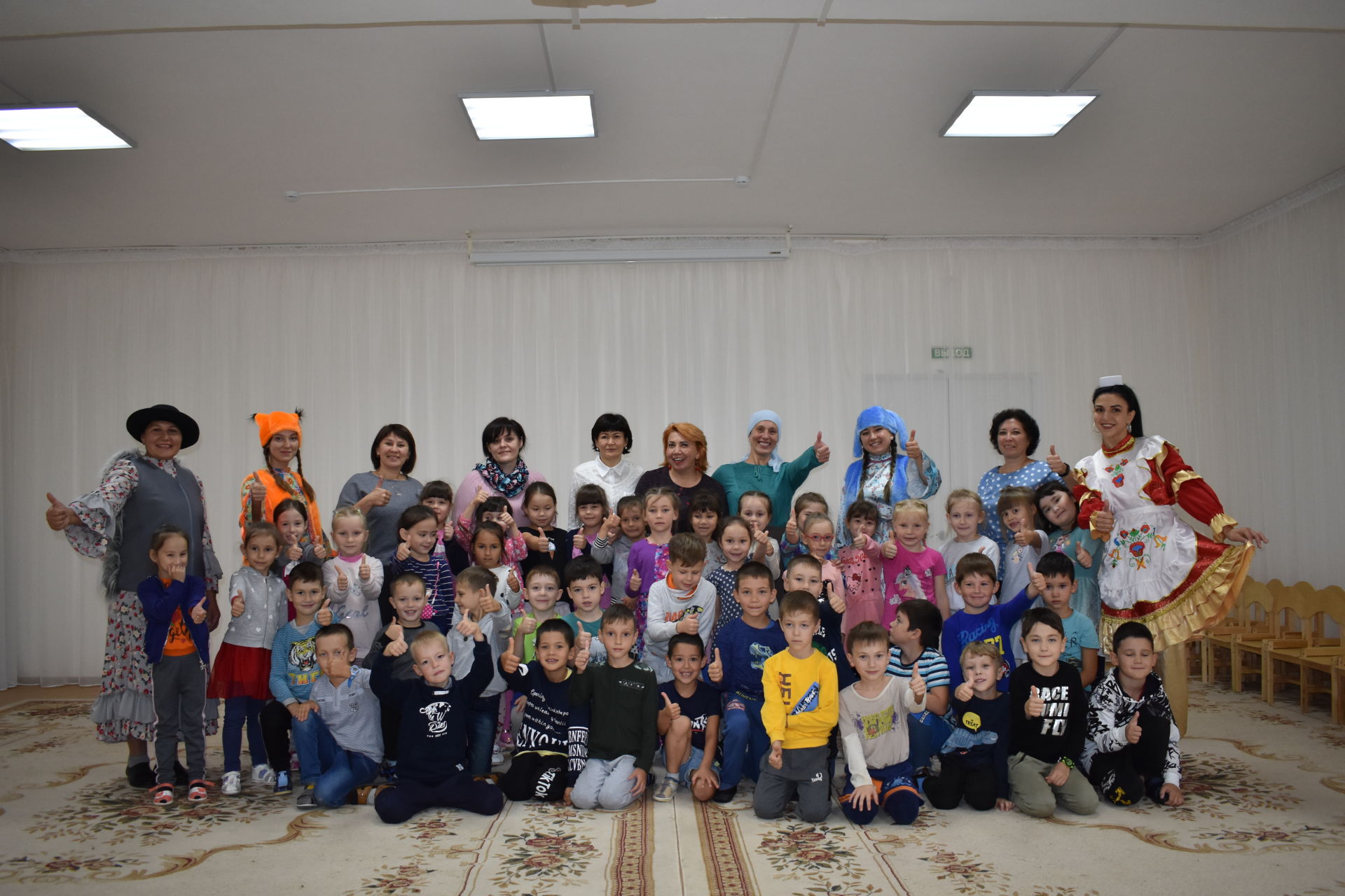 Азнакайның балалар бакчасында татар халык уеннары үткәрелде