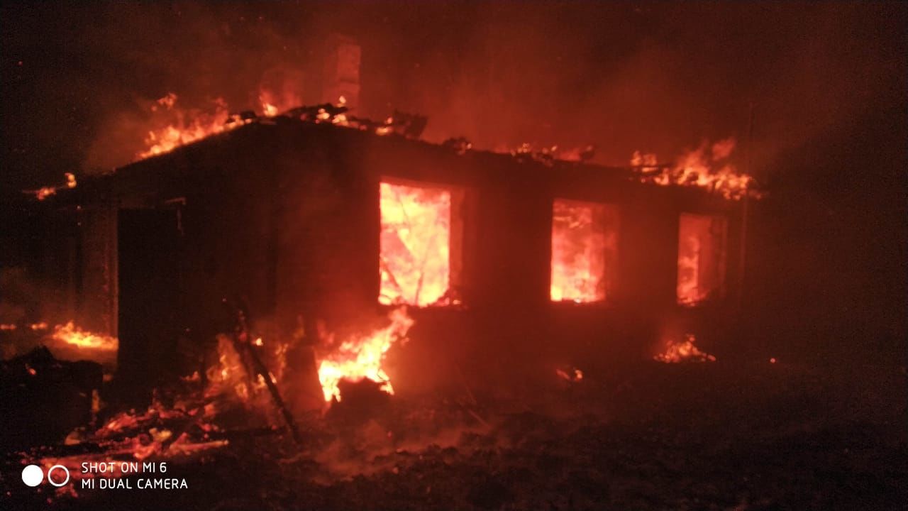 В Азнакаевском районе при пожаре погиб мужчина