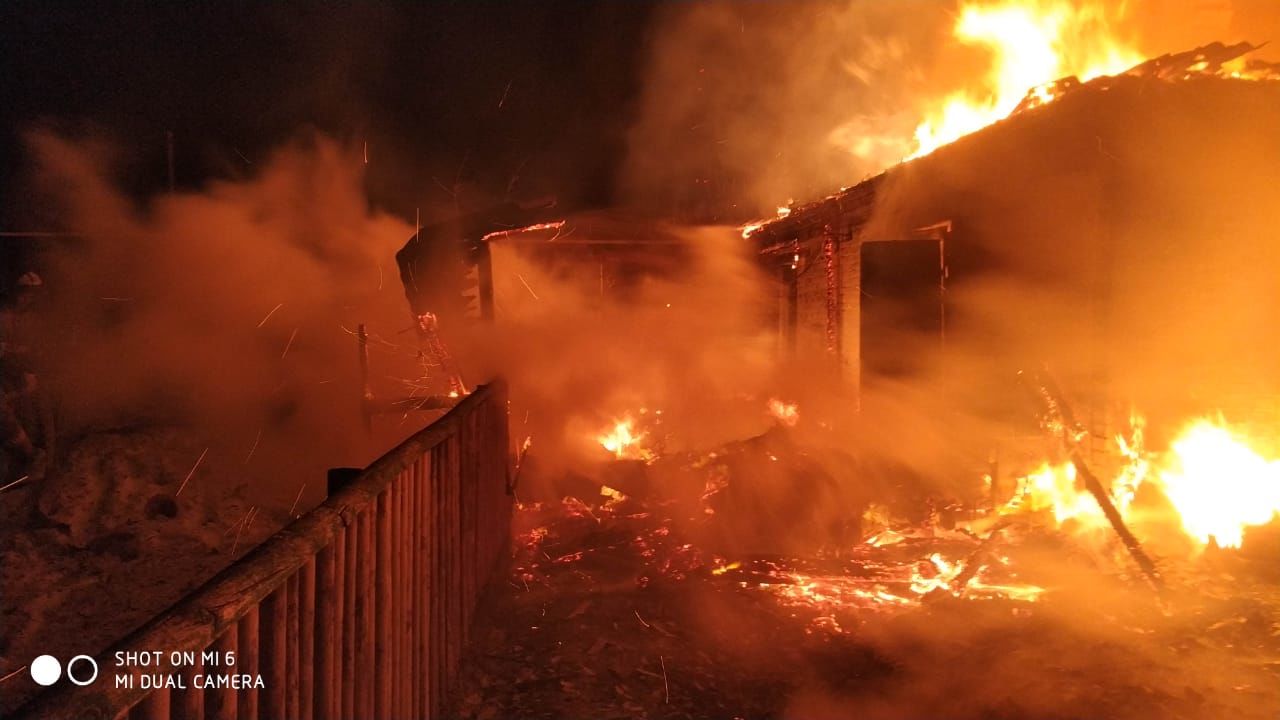 В Азнакаевском районе при пожаре погиб мужчина