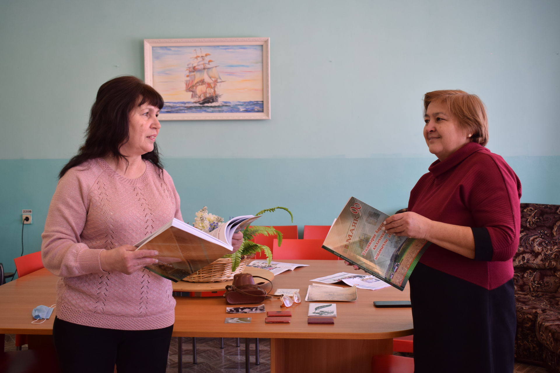 В Азнакаевской гимназии встретились с ветеранами “Маяка”