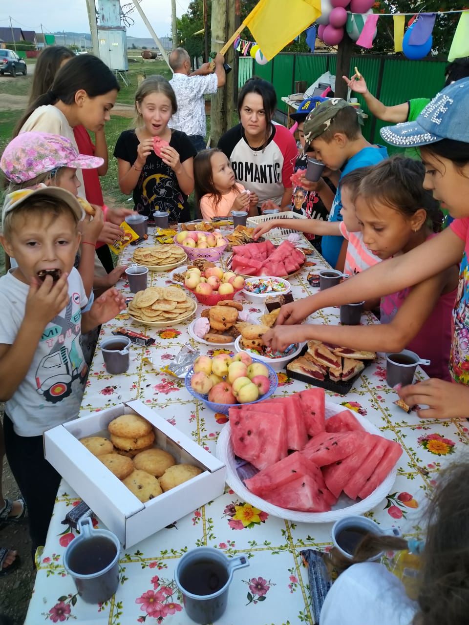 Урсайда балалар өчен күңелле бәйрәм оештырылган