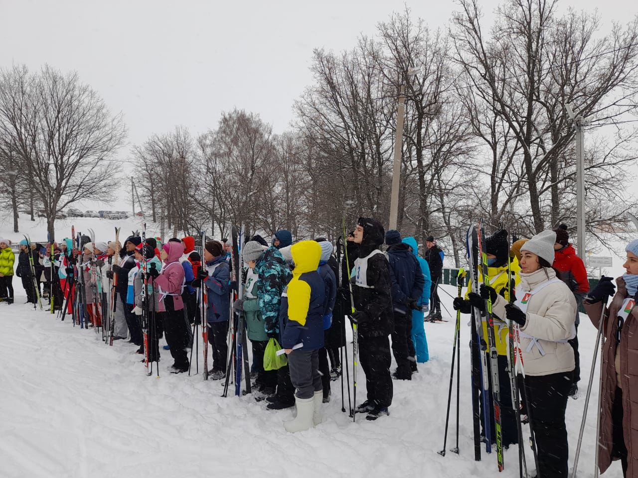 В Азнакаево прошли соревнования по лыжным гонкам на кубок главы района