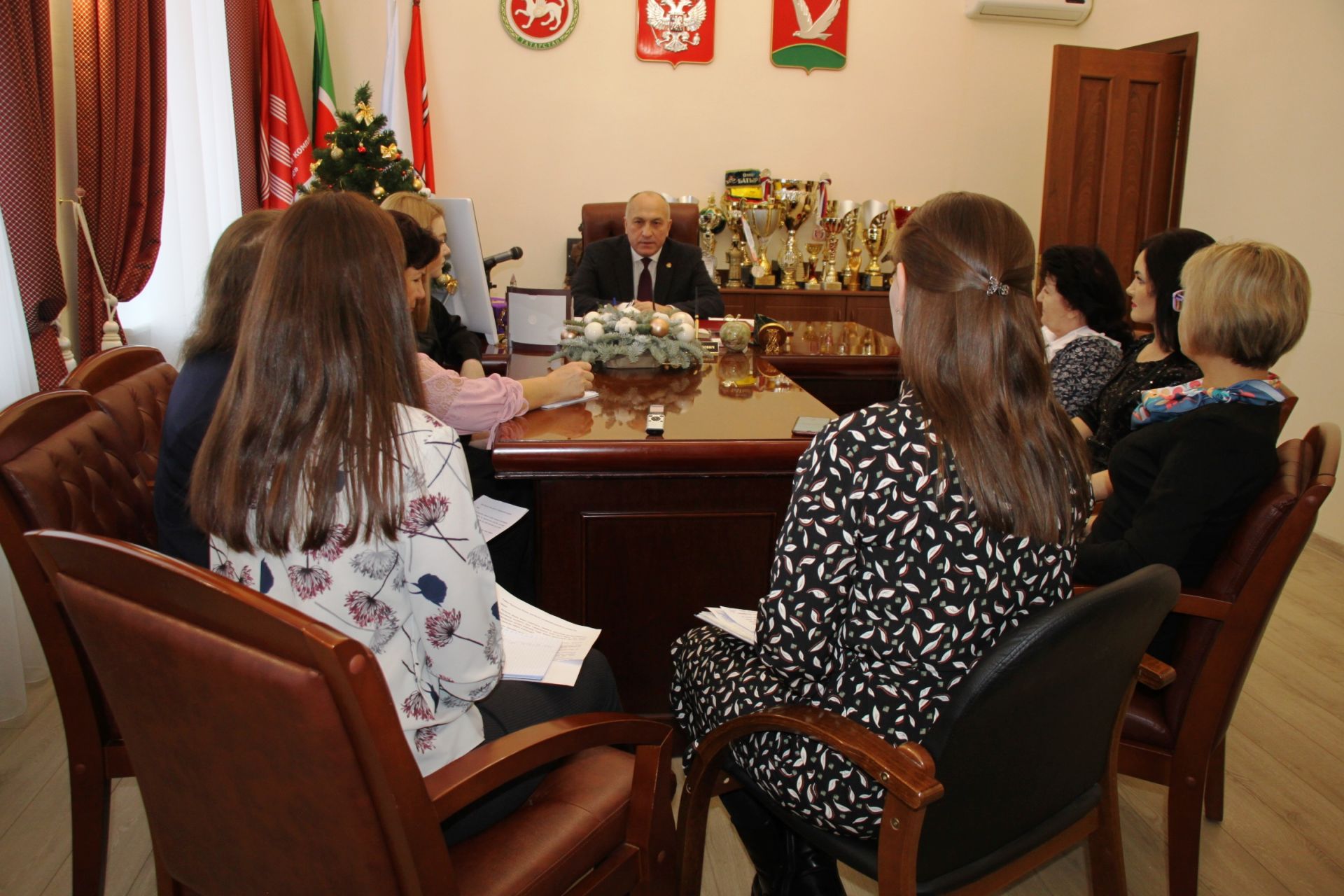 Азнакай район башлыгының журналистлар белән  матбугат конференциясе узды