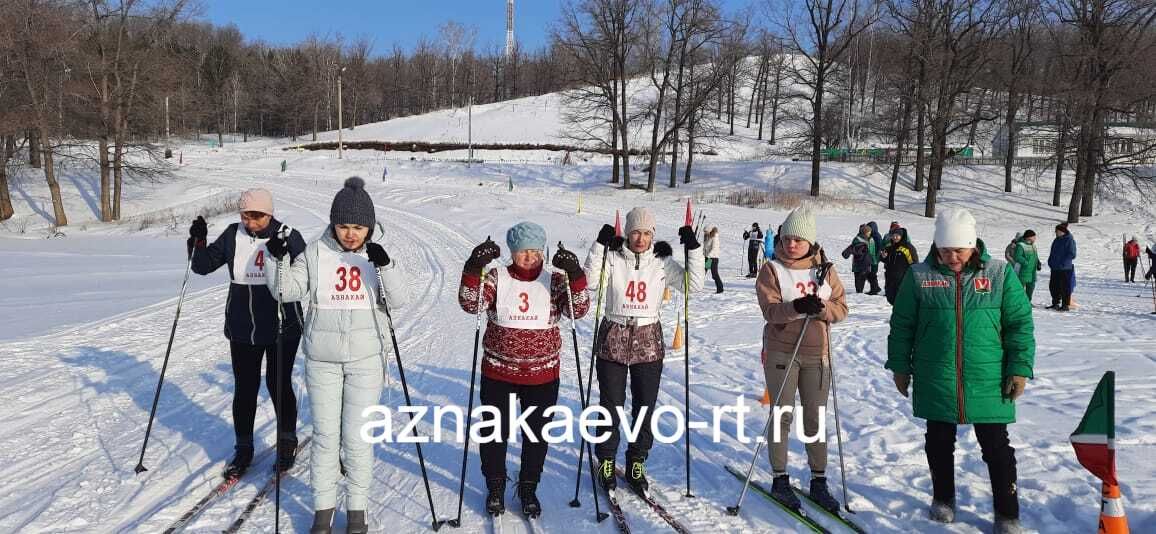 Азнакайда авыл җирлекләре арасында чаңгы ярышы үтте