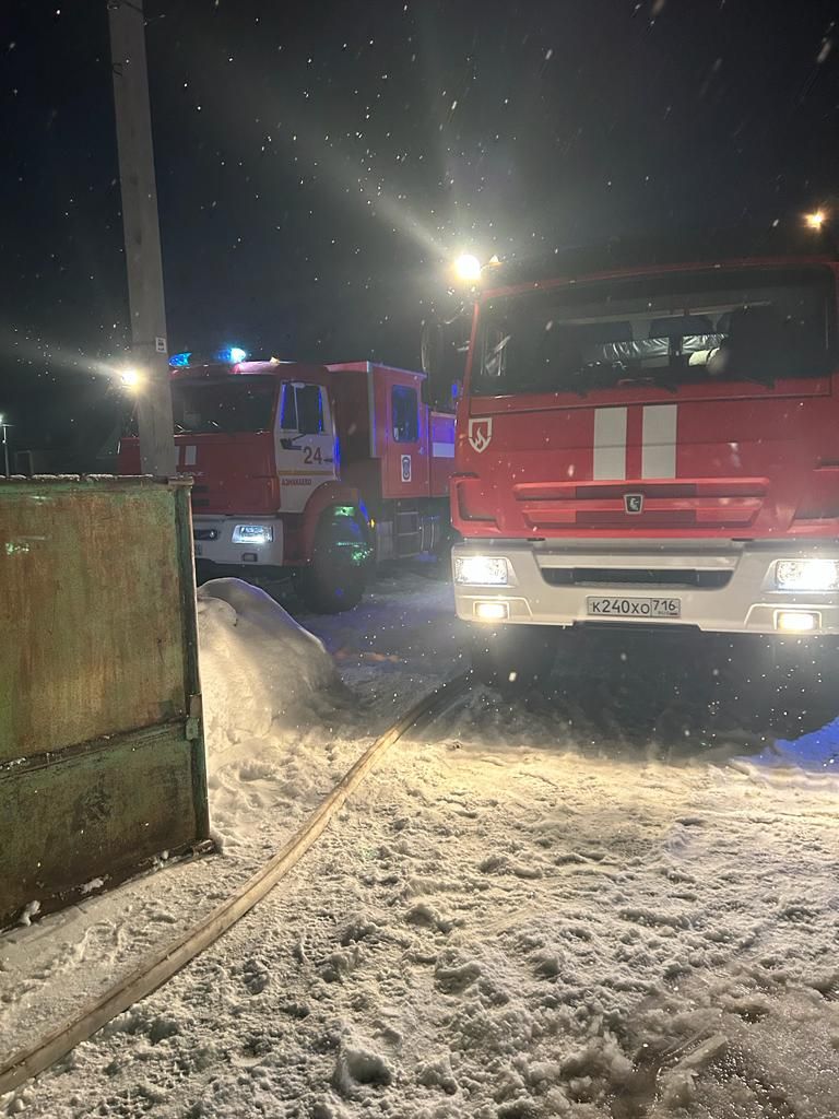 В деревне Манауз Азнакаевского района произошел пожар, есть пострадавший