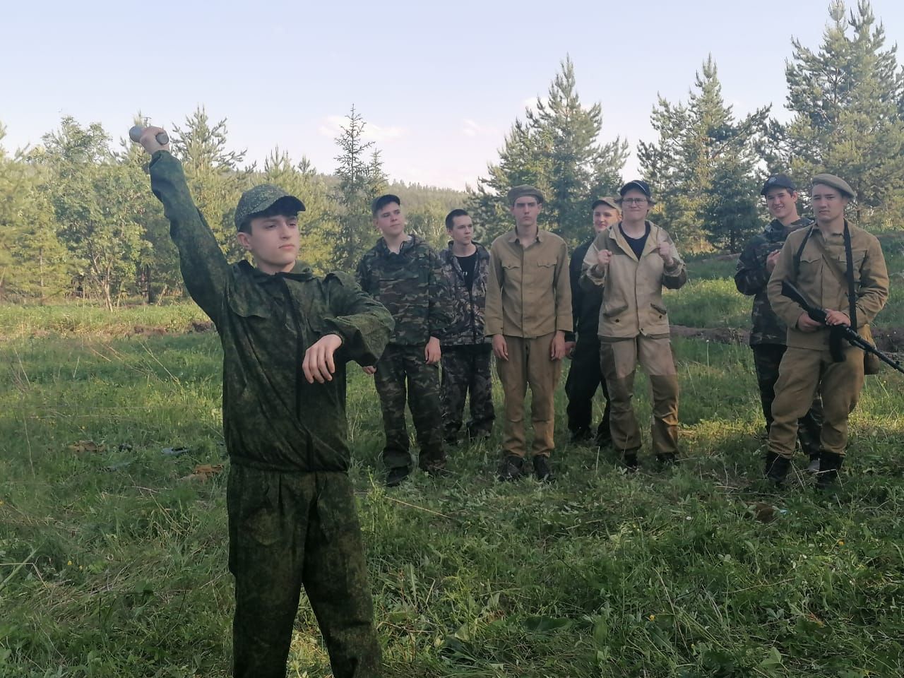 У азнакаевских школьников проходят учебно-полевые сборы