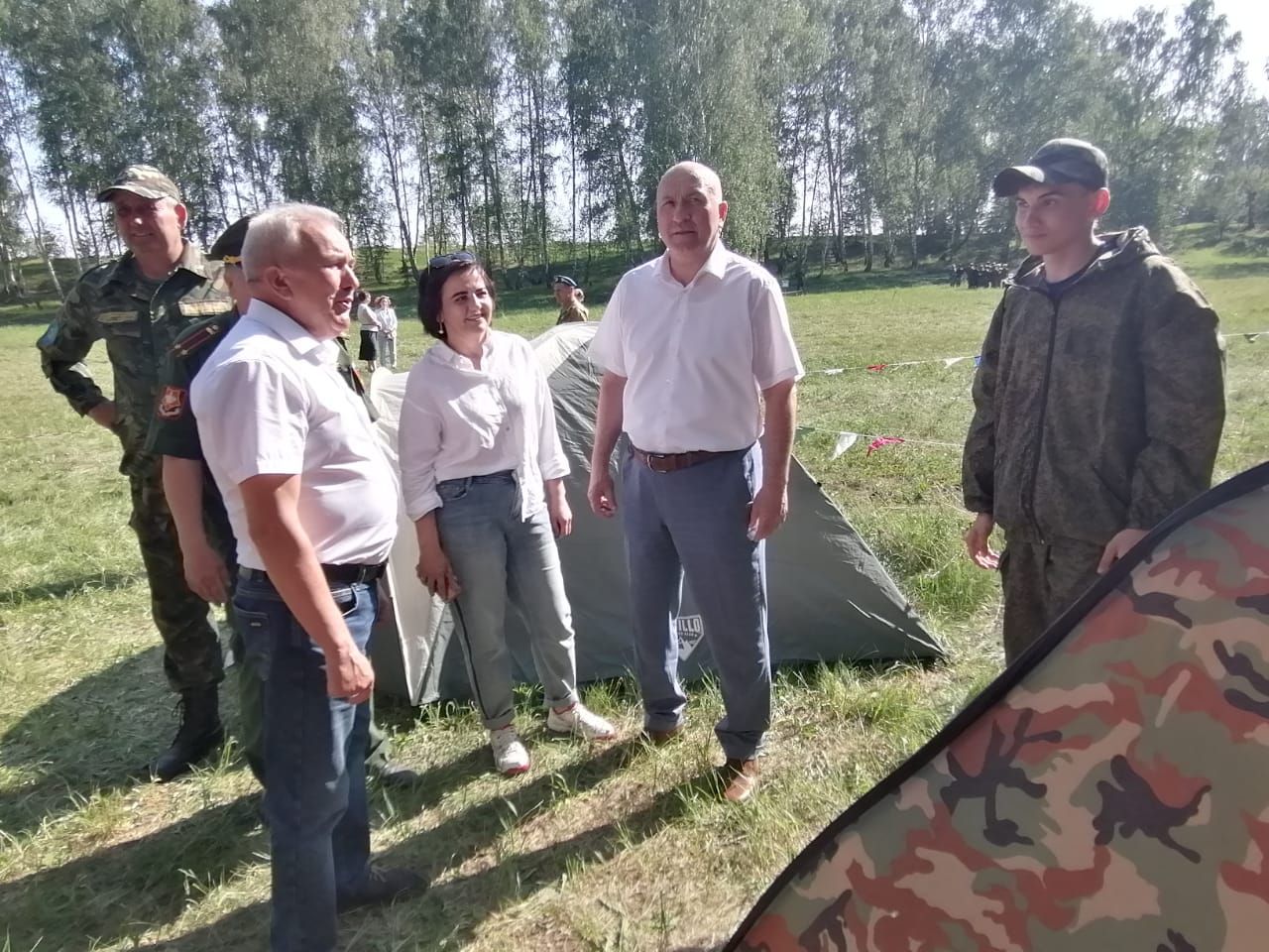 У азнакаевских школьников проходят учебно-полевые сборы