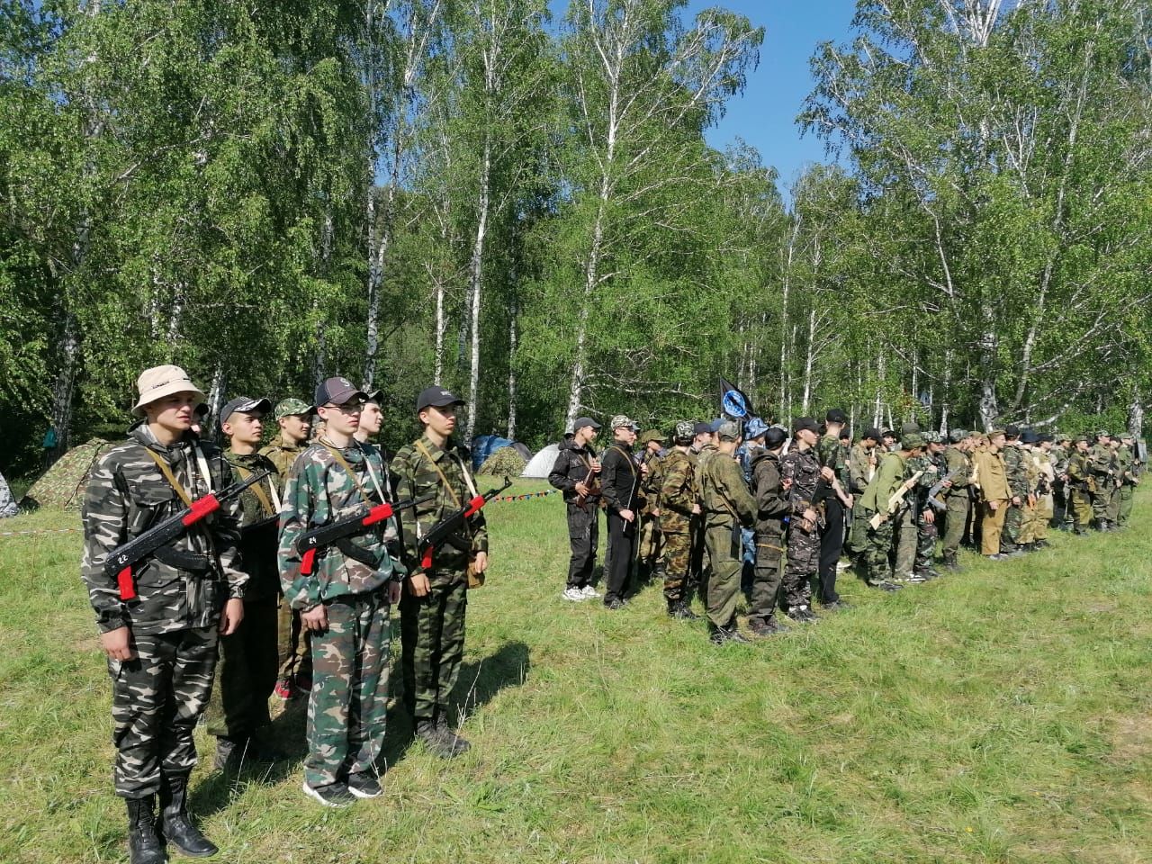 У азнакаевских школьников проходят учебно-полевые сборы