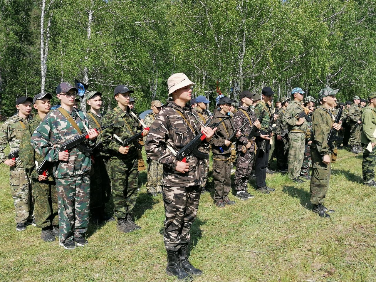 У азнакаевских школьников проходят учебно-полевые сборы