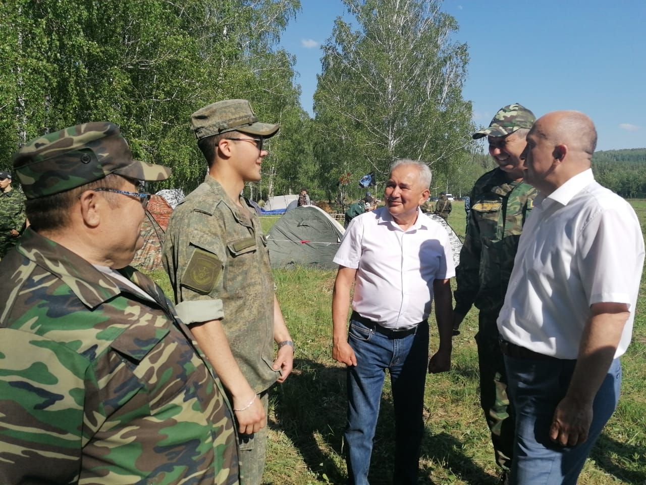 У азнакаевских школьников проходят учебно-полевые сборы