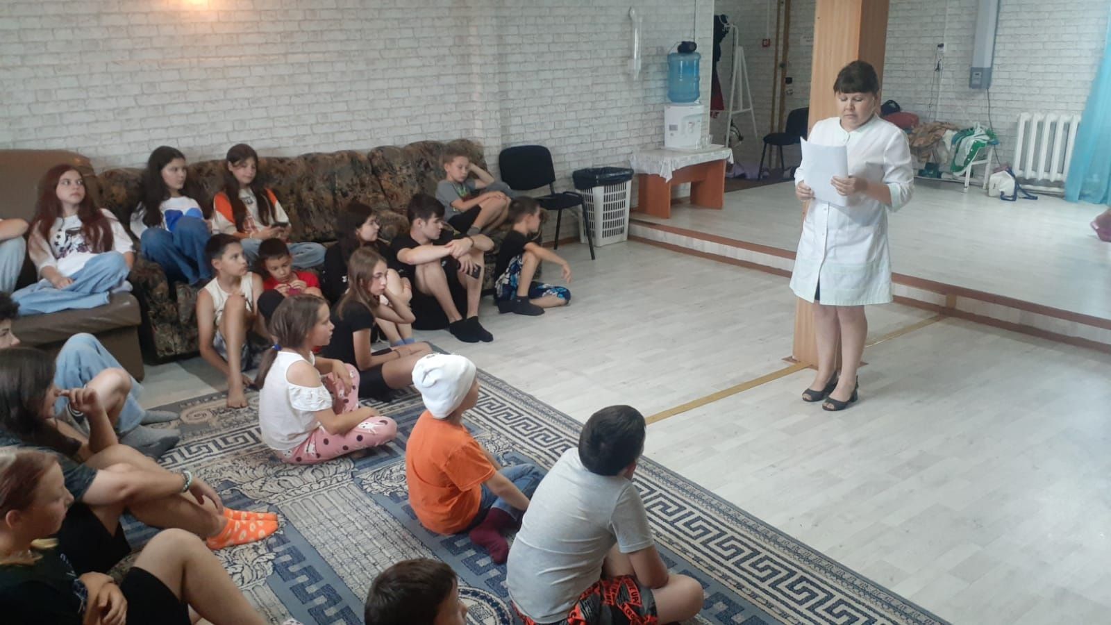 В Азнакаево с детьми провели беседу по профилактике здорового образа жизни
