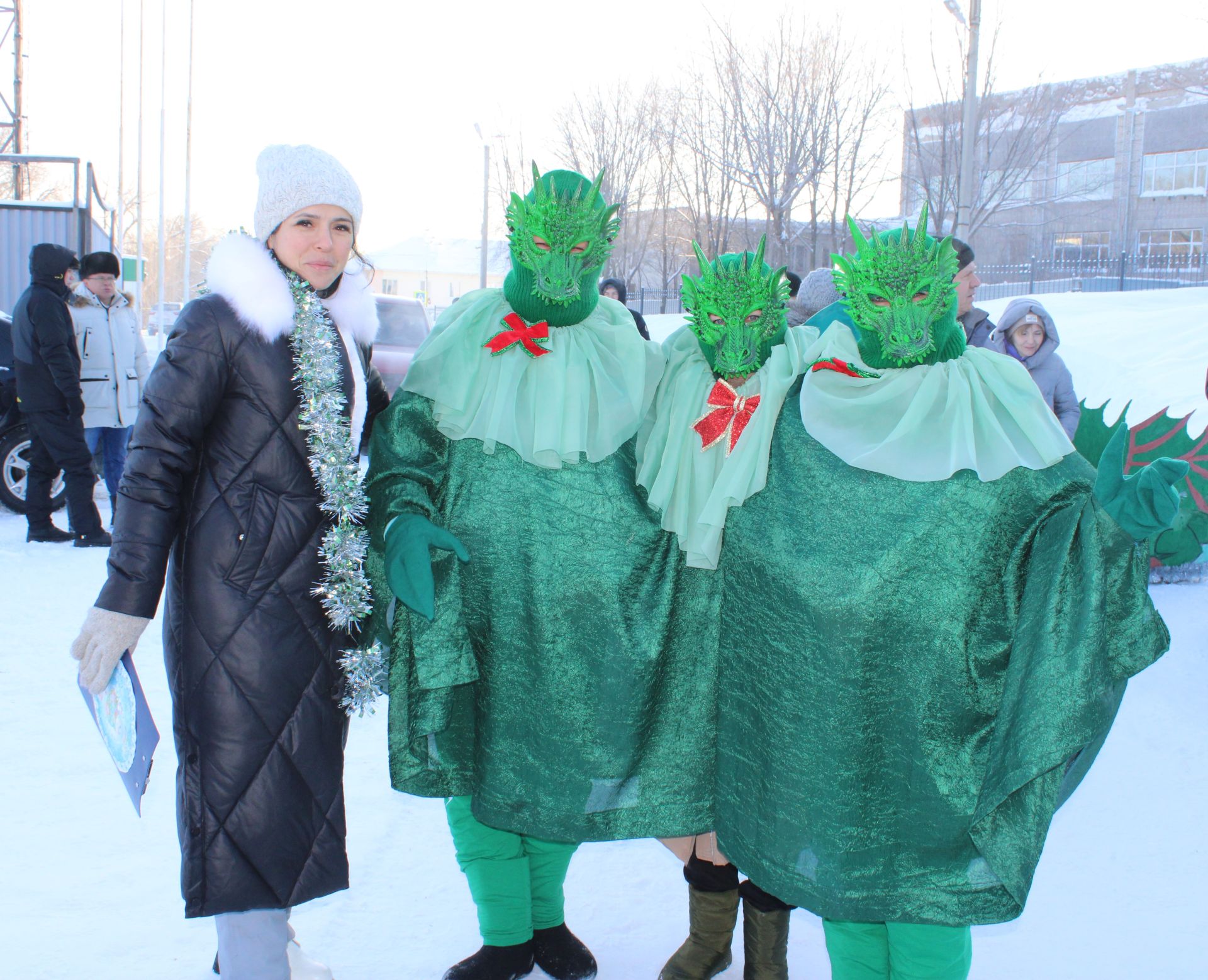 В Азнакаево прошел конкурс креативных саней