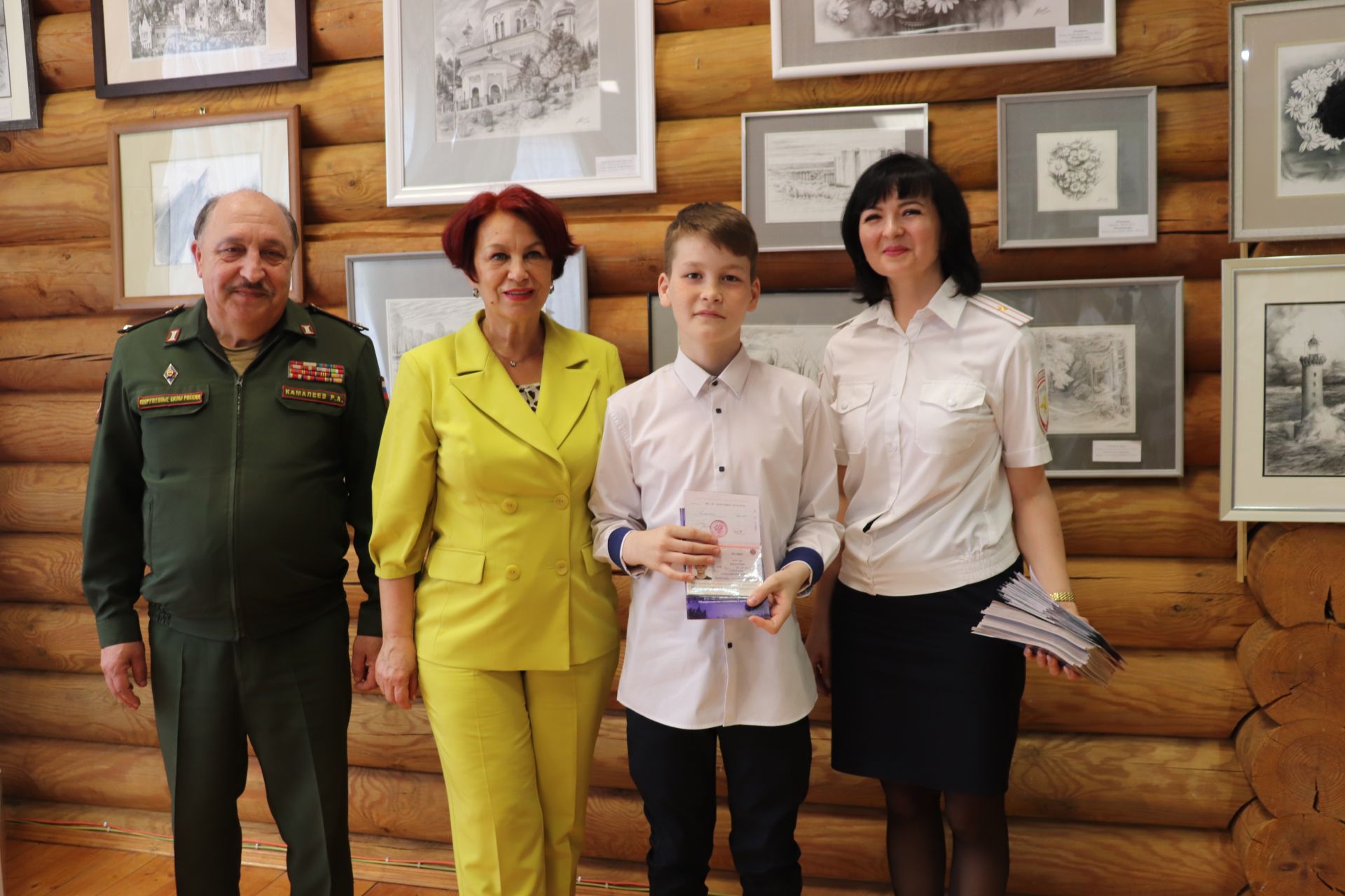 Азнакайның егет-кызларына паспортлар тапшырдылар