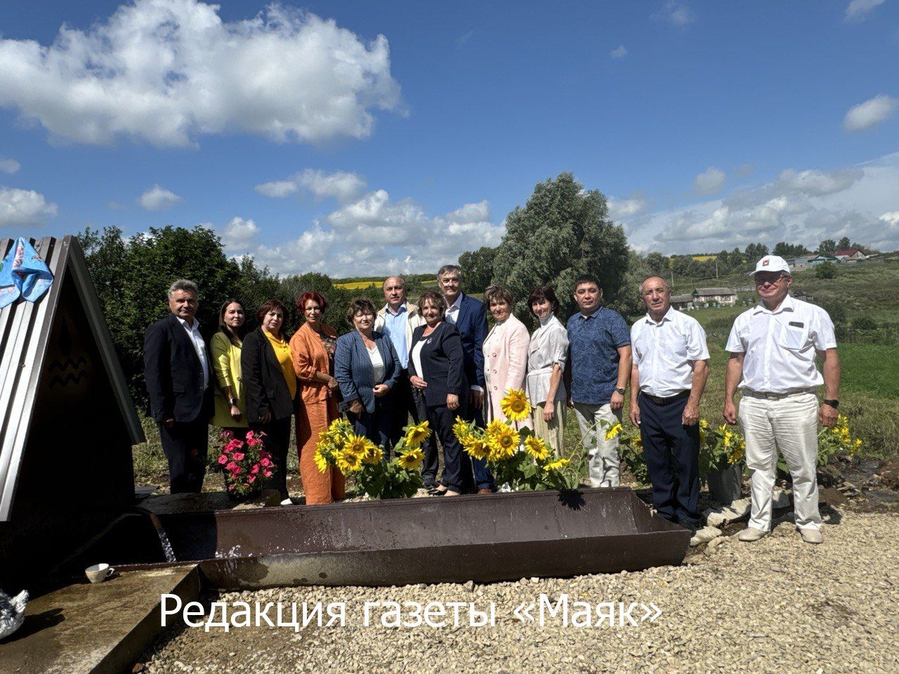 В селе Ильбяково состоялось открытие нового магазина и благоустроенного родника