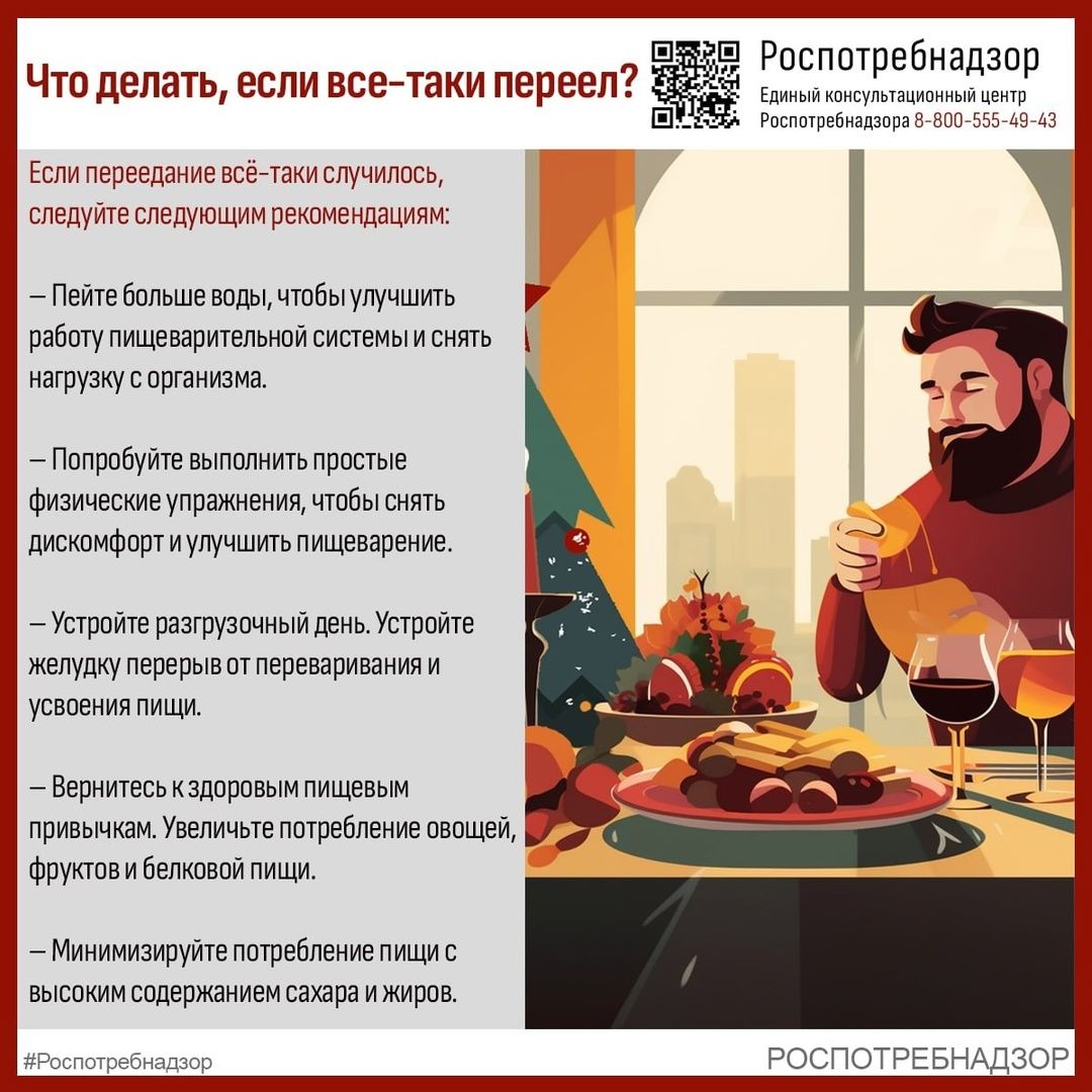 Что делать, если вы переели за праздничным столом