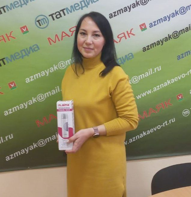 Воспитательница выиграла подарок, который согреет в холода