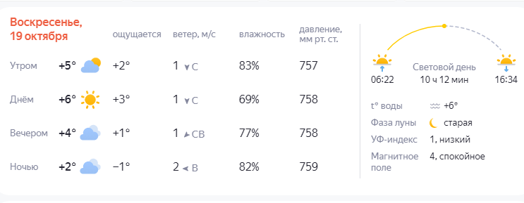 Дыхание осени: прохладное воскресенье