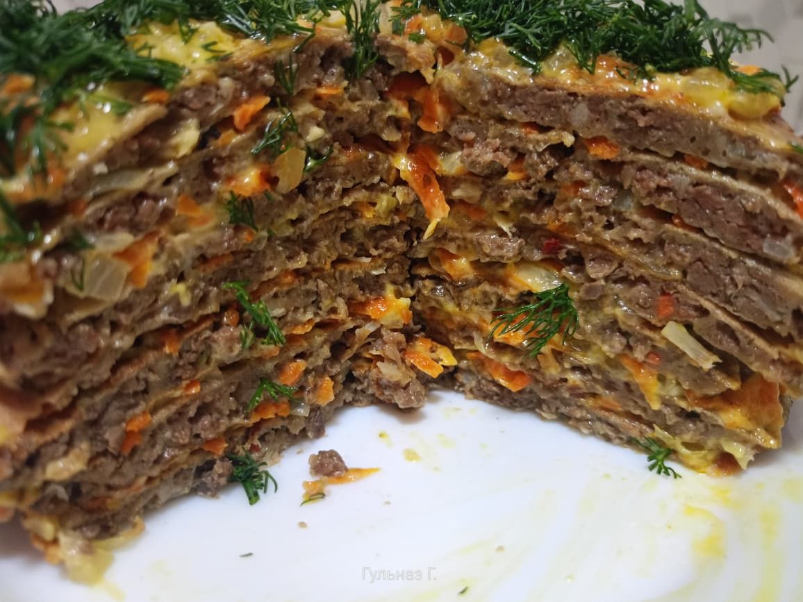 Классический рецепт торта из печени