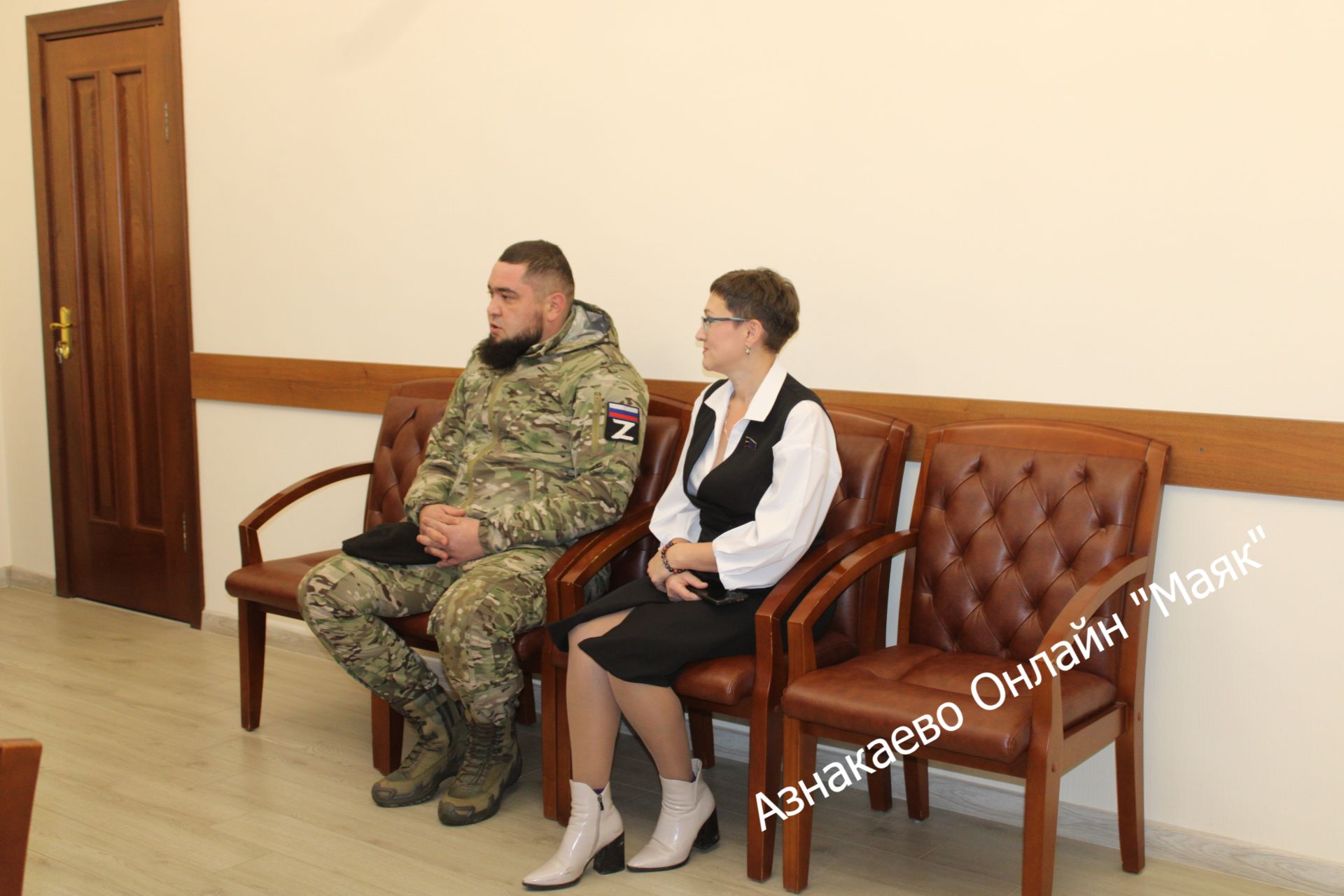 Герои рядом: глава Азнакаевского района встретился с мобилизованным земляком