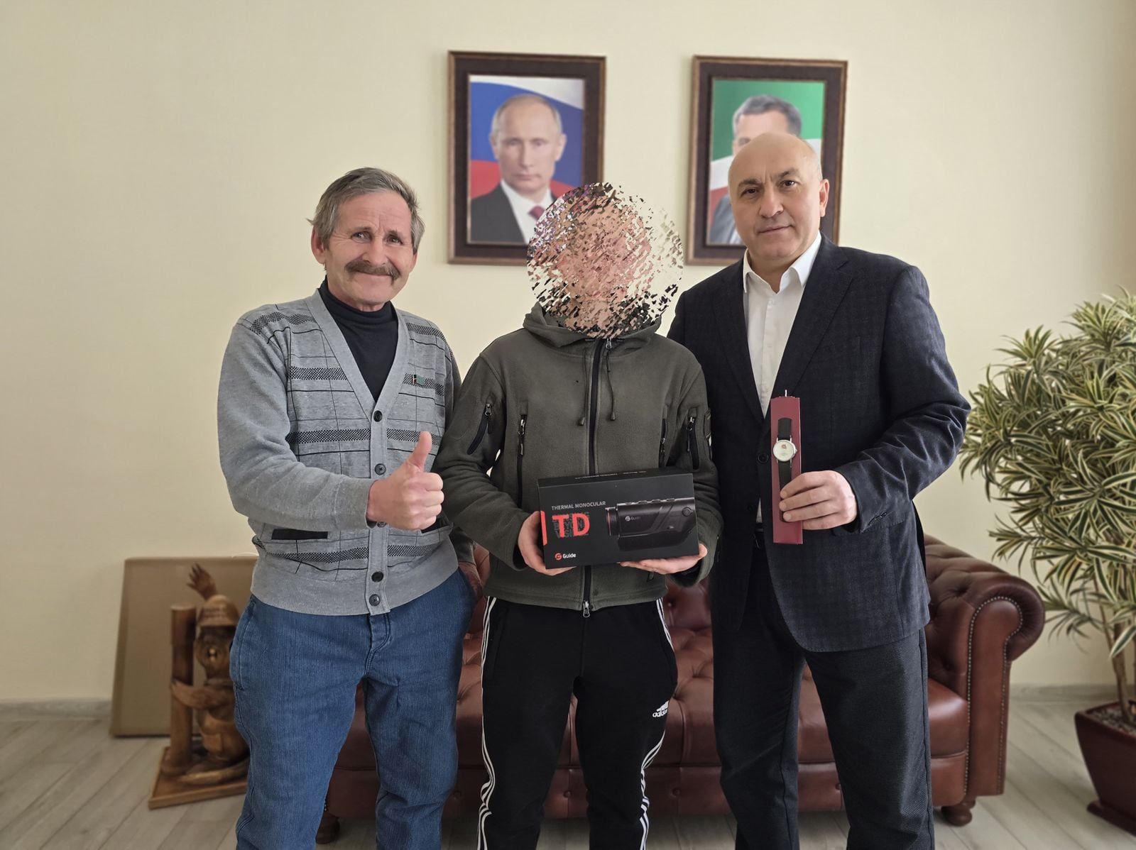 Встреча главы Азнакаевского района с вернувшимися из СВО бойцами
