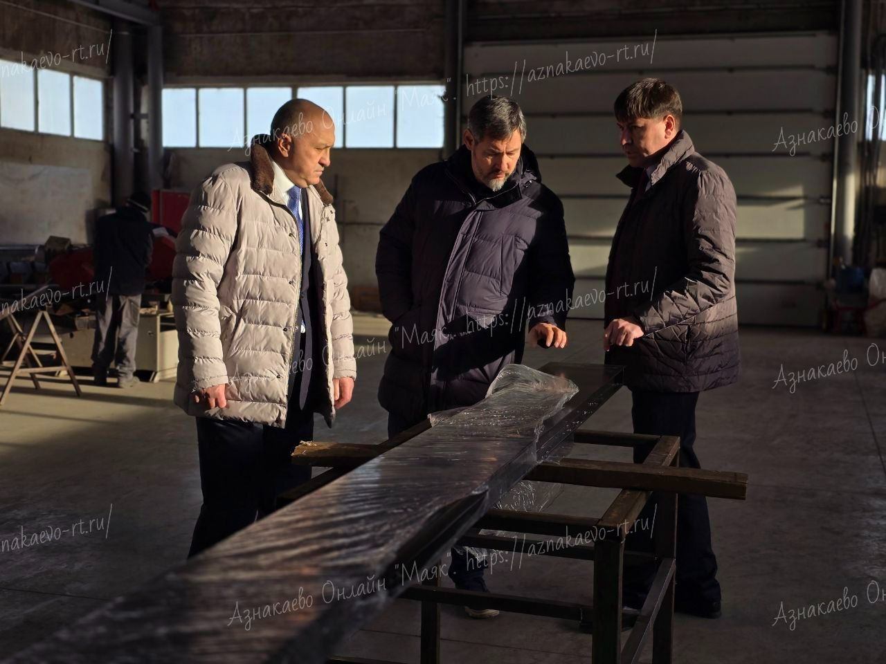 Азнакаево посетил министр промышленности и торговли РТ Олег Коробченко