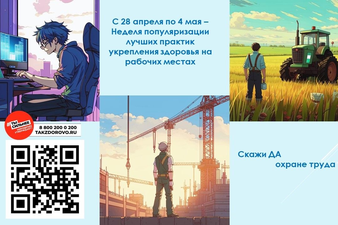 «Будь активным — встань со своего кресла»: в России проходит неделя укрепления здоровья на рабочих местах.