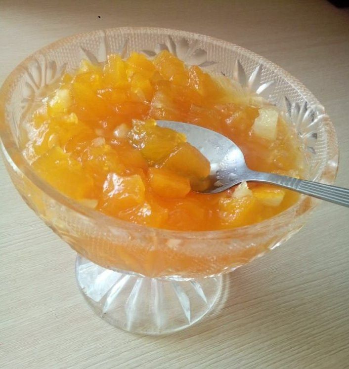 Тыквенное варенье с курагой и морковью «Солнечное настроение»