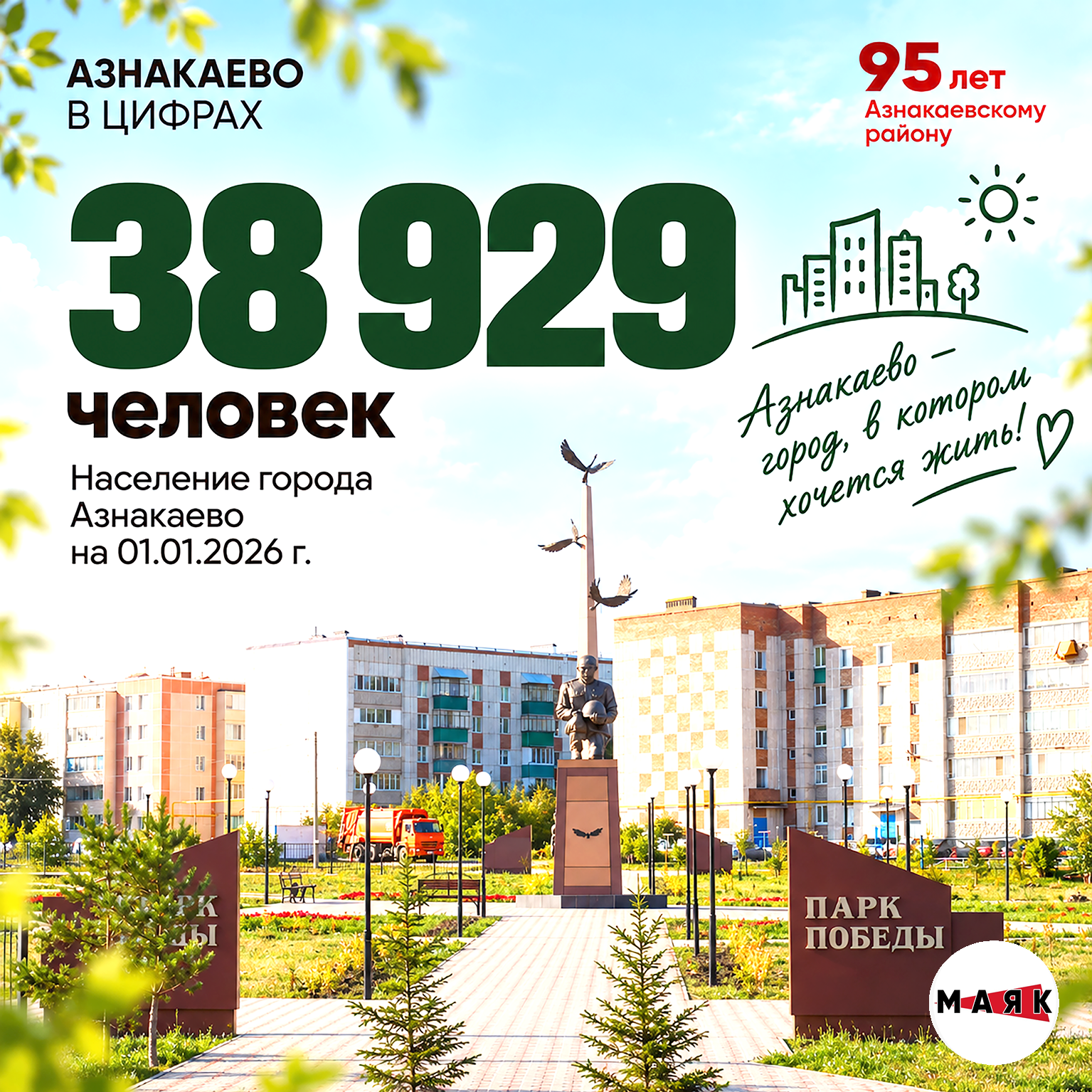Азнакаевскому району – 95 лет!