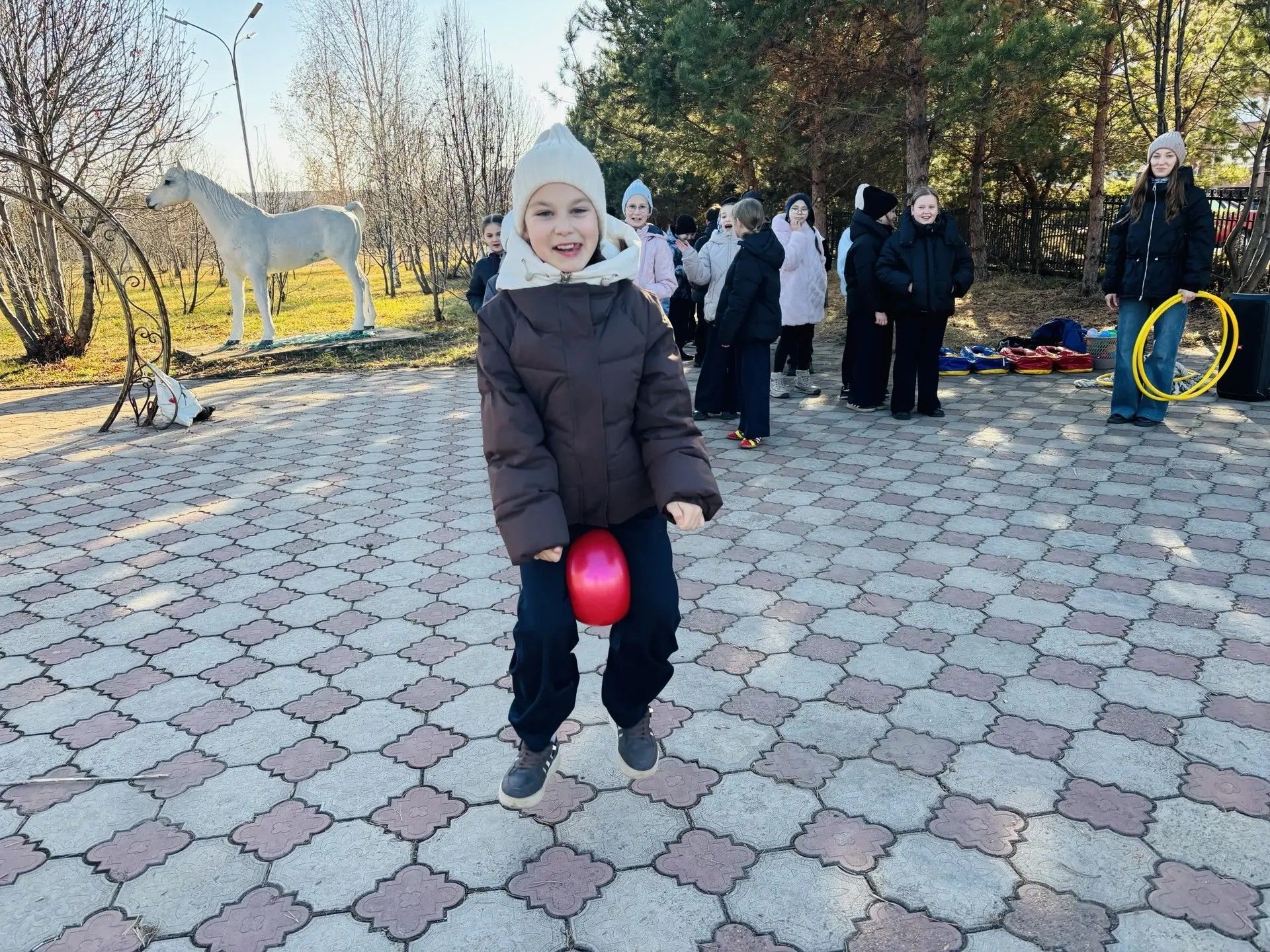 В парке Молодожёнов состоялись „Весёлые старты“
