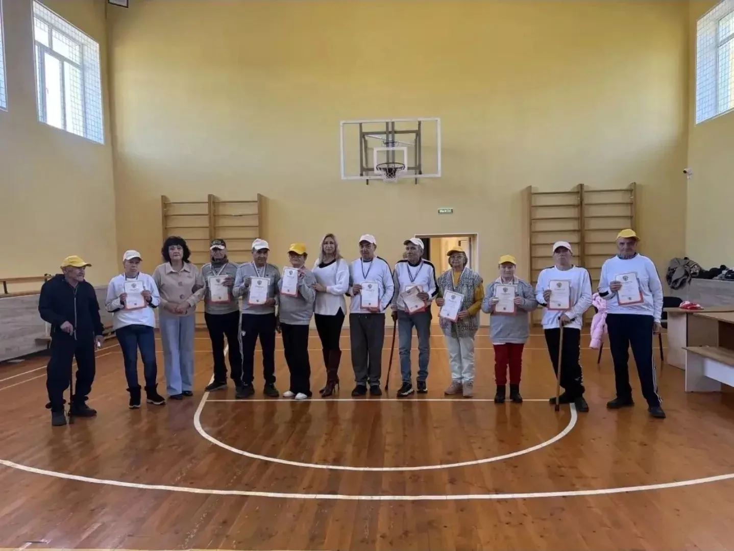 Весёлые старты для пожилых