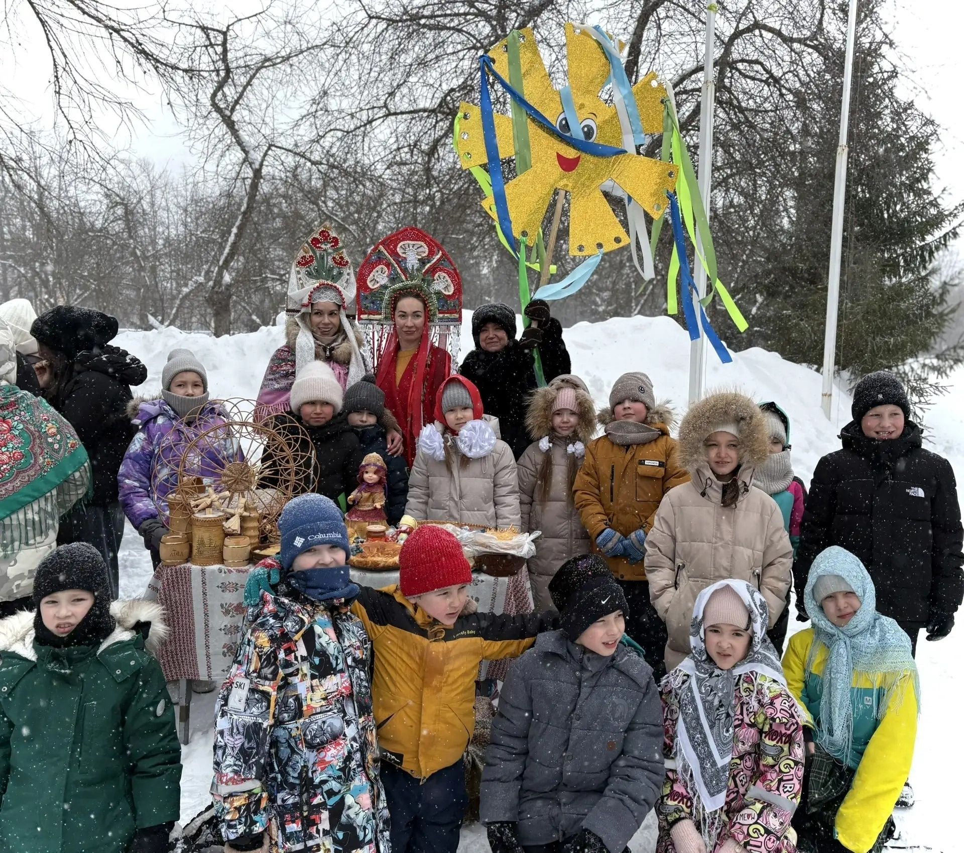 В Актюбинском школе №3 ярко и весело отметили Масленицу