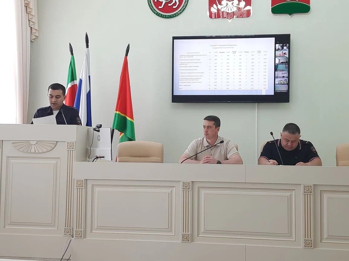 Совещание по безопасности дорожного движения в Азнакаево