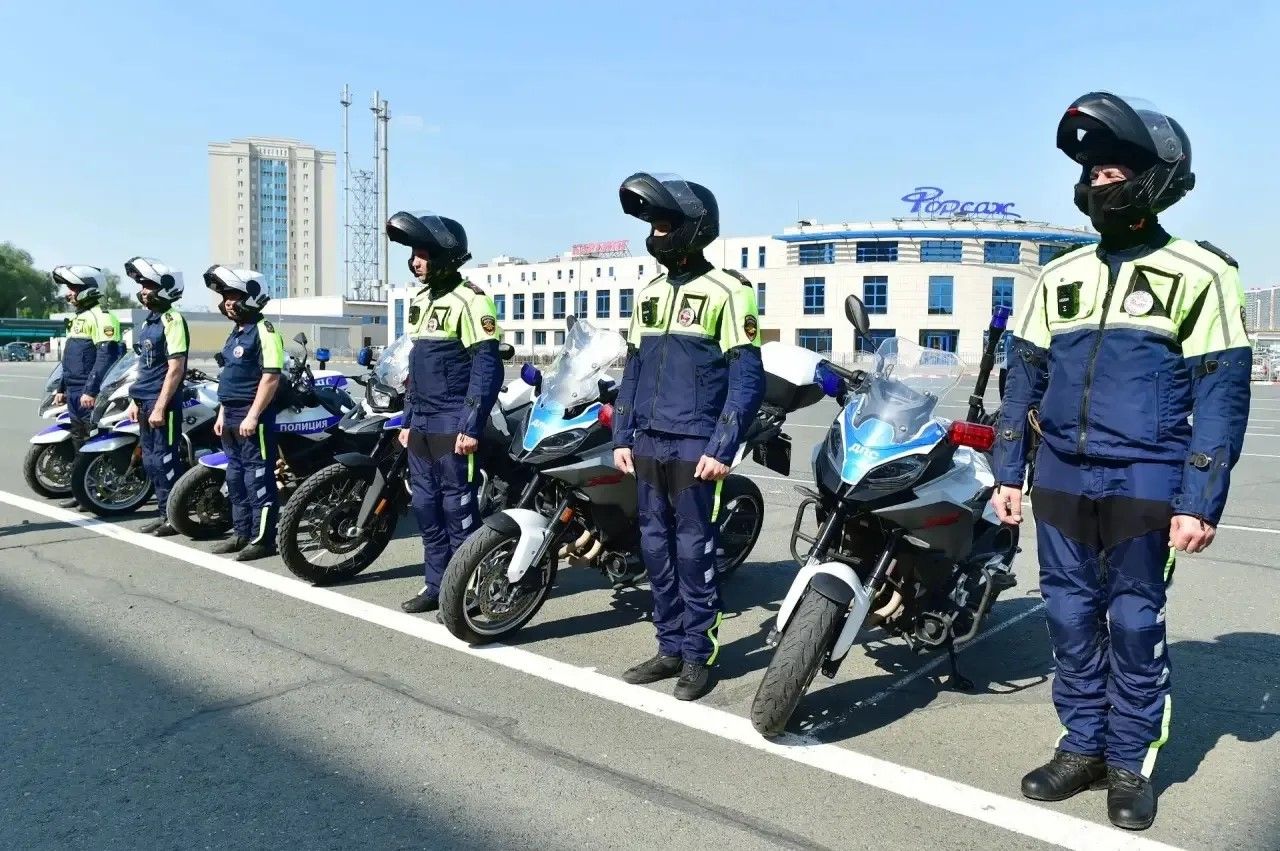 На дорогах Татарстана начал свою работу полицейский мотопатруль
