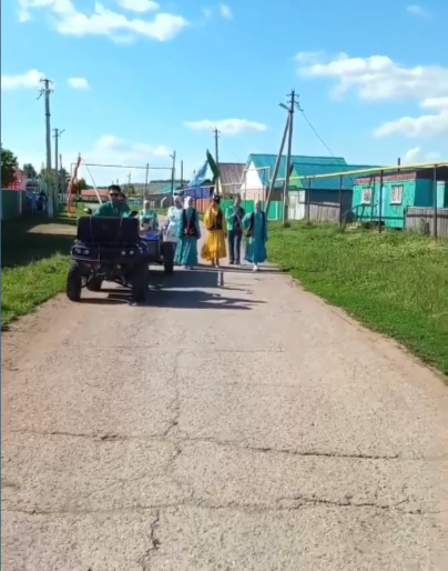 Песни и сбор подарков на квадроцикле: в Куктяке готовятся к Сабантую