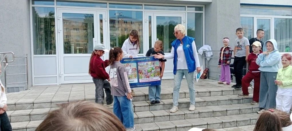 В школьных лагерях Азнакаево проводят беседы по безопасности дорожного движения