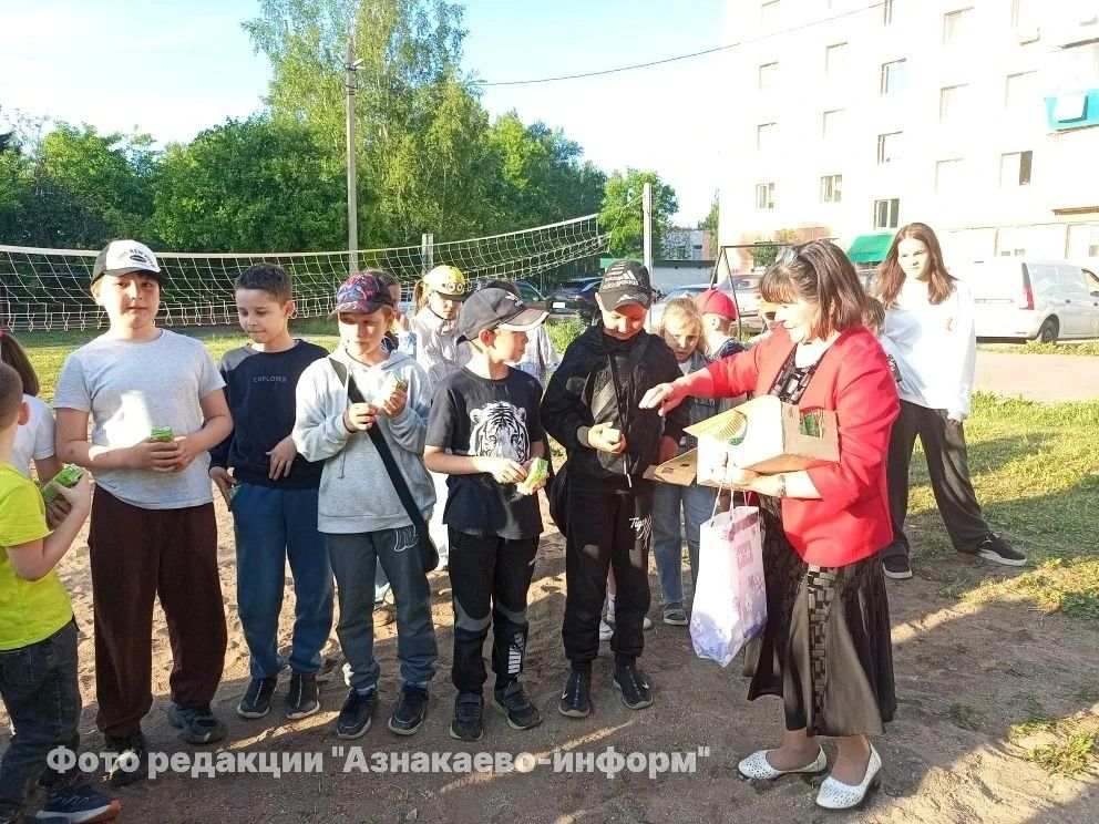 Спортивный праздник во дворе: как в Азнакаево отметили День защиты детей