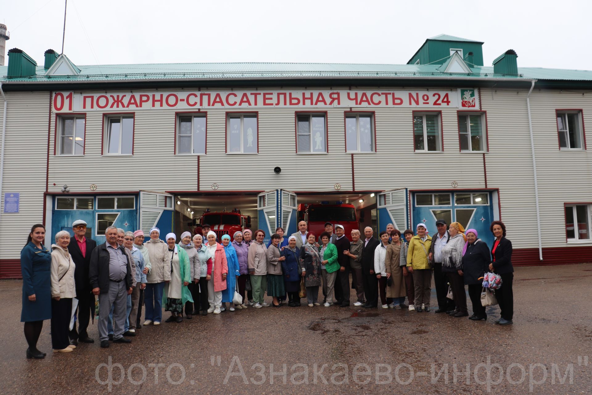 Азнакаевские ветераны в гостях у пожарных: тёплая встреча в части № 24