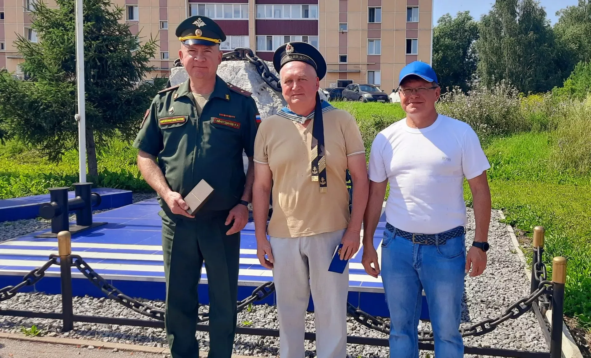 Азнакаевские моряки отметили День Военно-морского флота