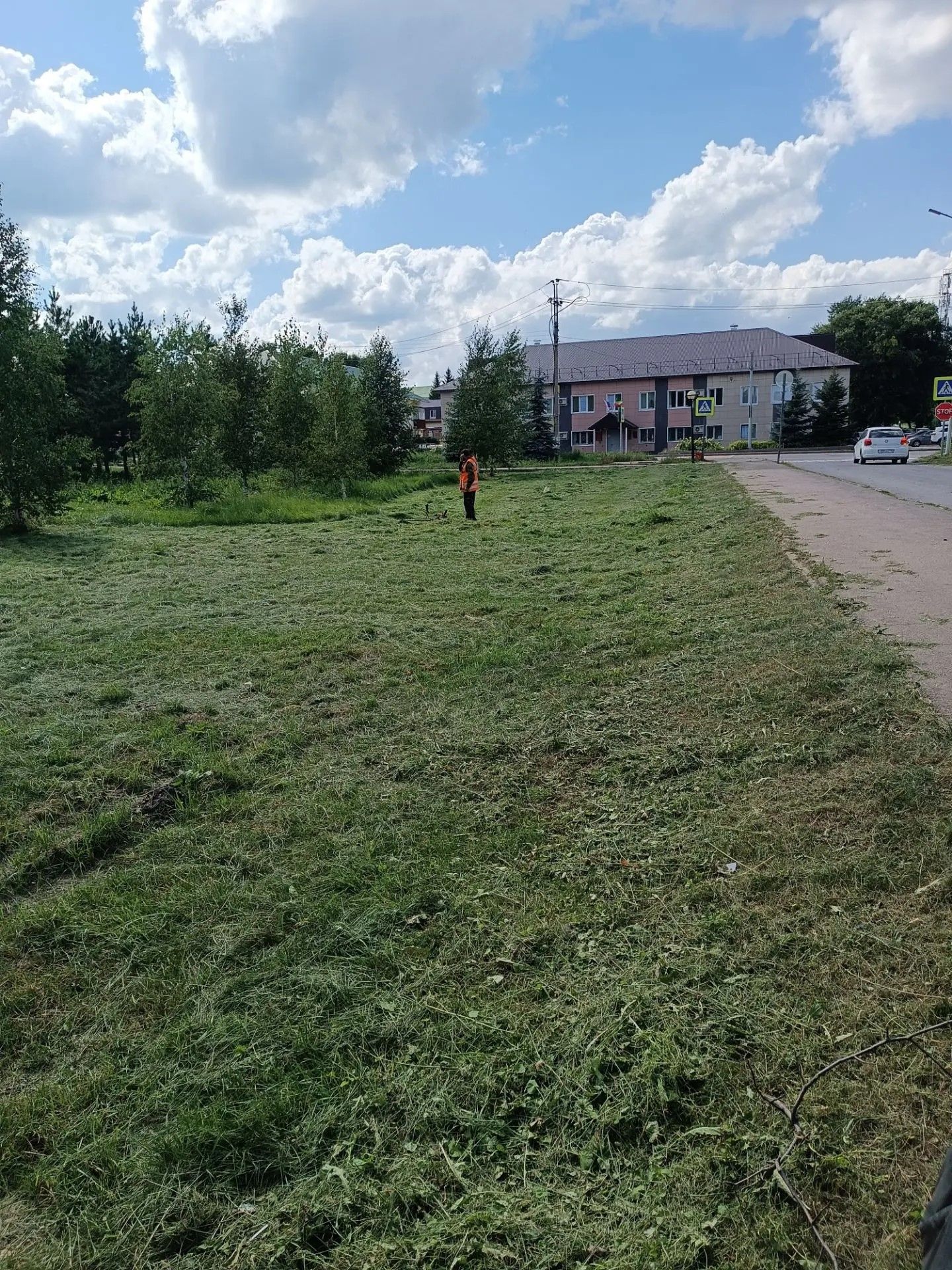 Покос травы в Азнакаево идёт полным ходом!
