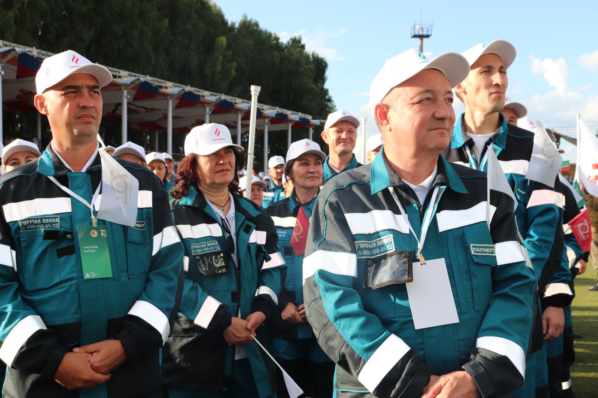 Торжество на стадионе «Юбилейный»