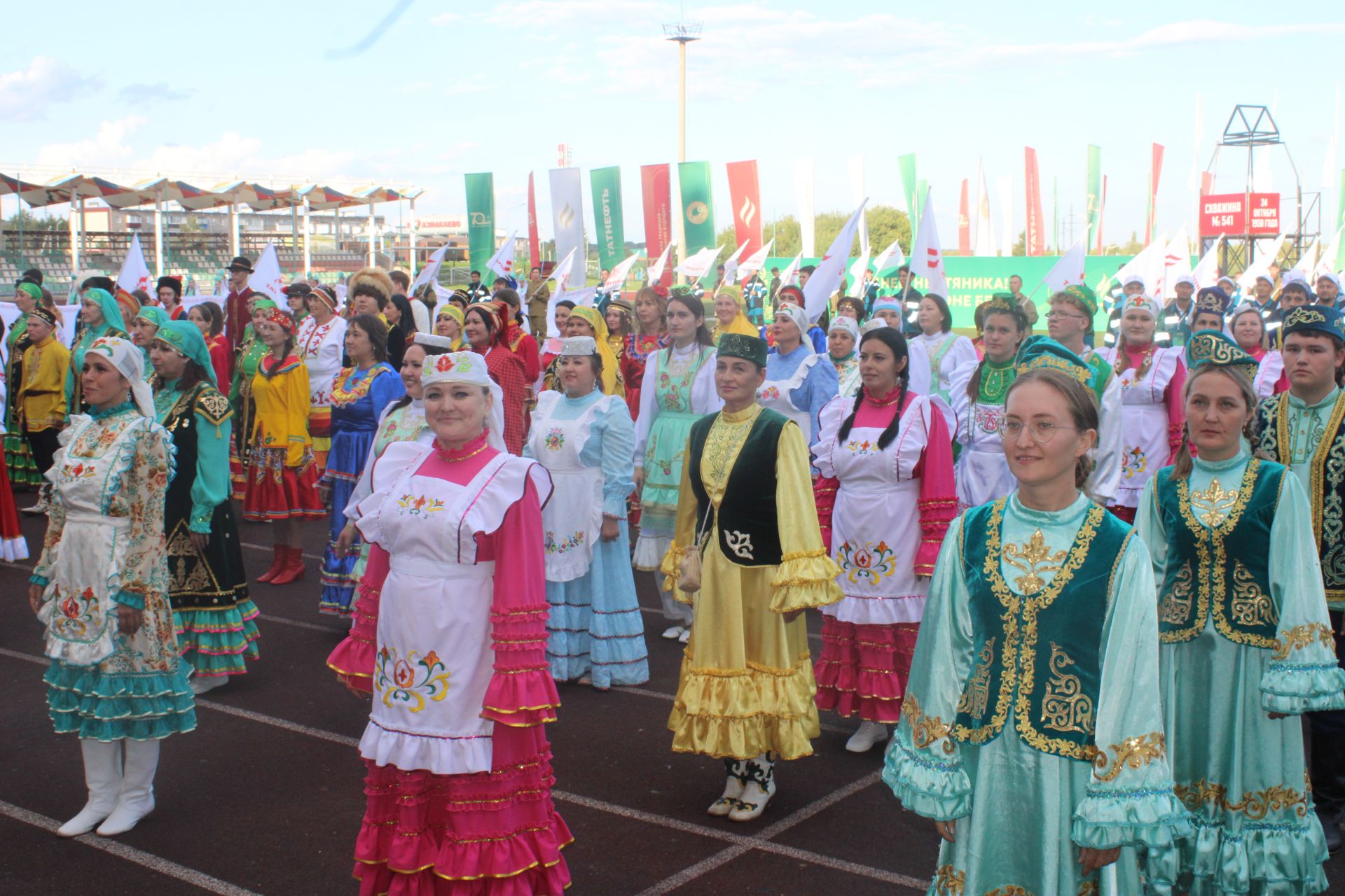 Торжество на стадионе «Юбилейный»