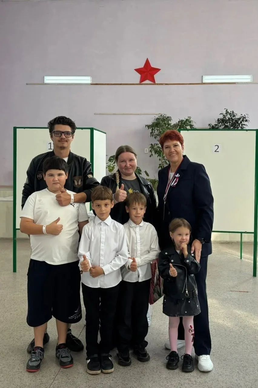 УИК №553, с. Вахитова: единство поколений в действии!