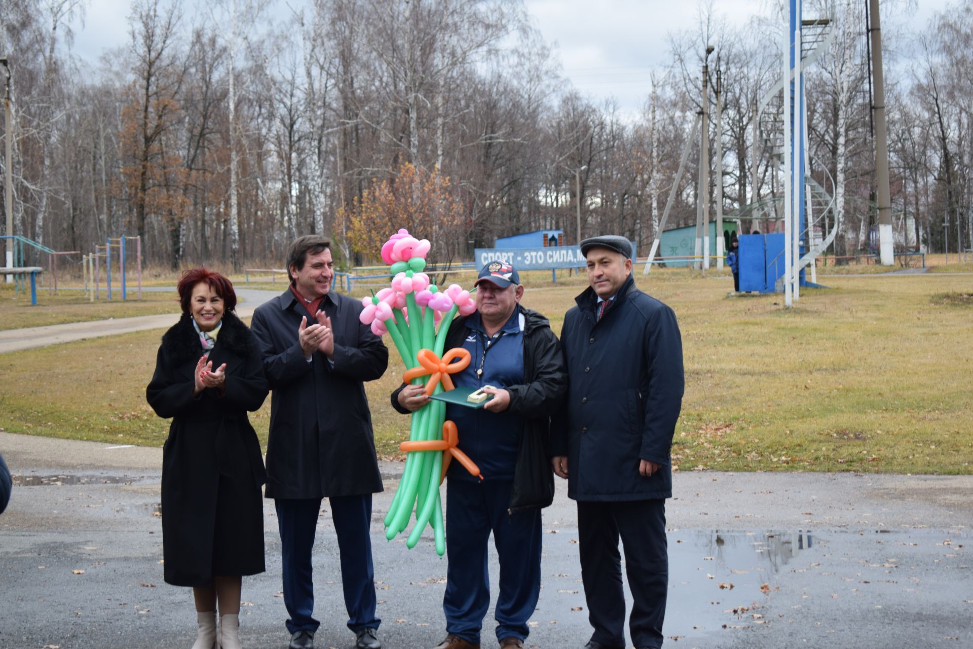 Сегодня в поселке Актюбинский состоялось торжественное открытие модульной лыжной базы