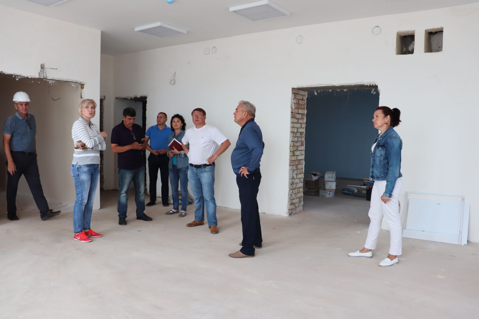 Выездное совещание по национальному проекту строительства детского сада в г. Азнакаево